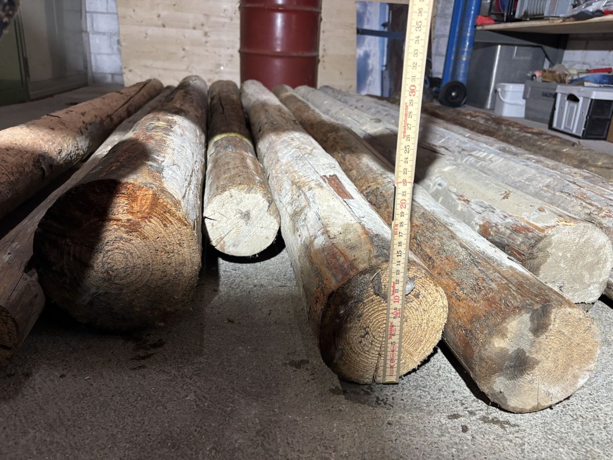 Articoli in legno: Altholz rundholzbalken – Usato da Turbenthal venduto da inf_77rq 3