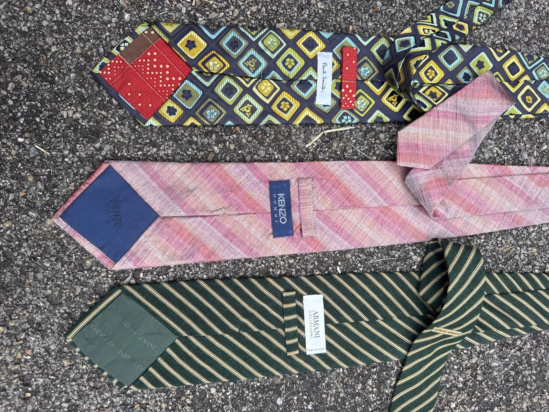 Cravatte: 3 cravates Paul Smith, Kenzo, Armani – Nuovo e nell'imballaggio originale da Arnex-sur-Orbe venduto da cameleonfringant 4