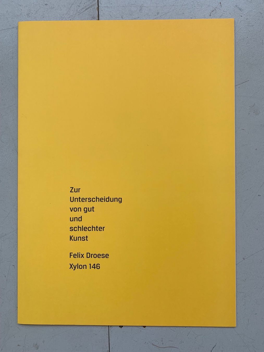 Xilografie: Felix Dröse – Usato da Basel venduto da artmax