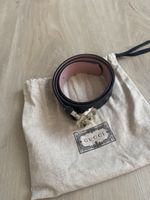 Gucci Wendegürtel 2-in-1 Schwarz/Rosa GG Schnalle Gr. 80