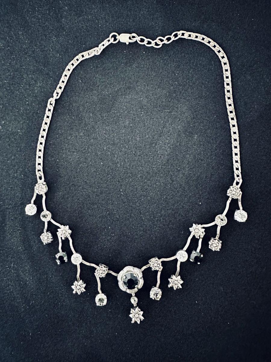 Catenine: Vintage Srasskette mit  Swarovski Steinen – Usato da Zürich venduto da rim_82zs
