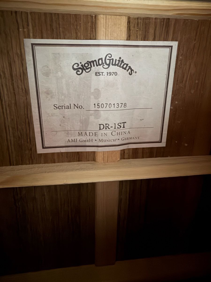 Sigma Musikinstrumente: Guitare Sigma DR1-ST – Neu (gemäss Beschreibung) aus Genève von FunAtTheMorgue 4