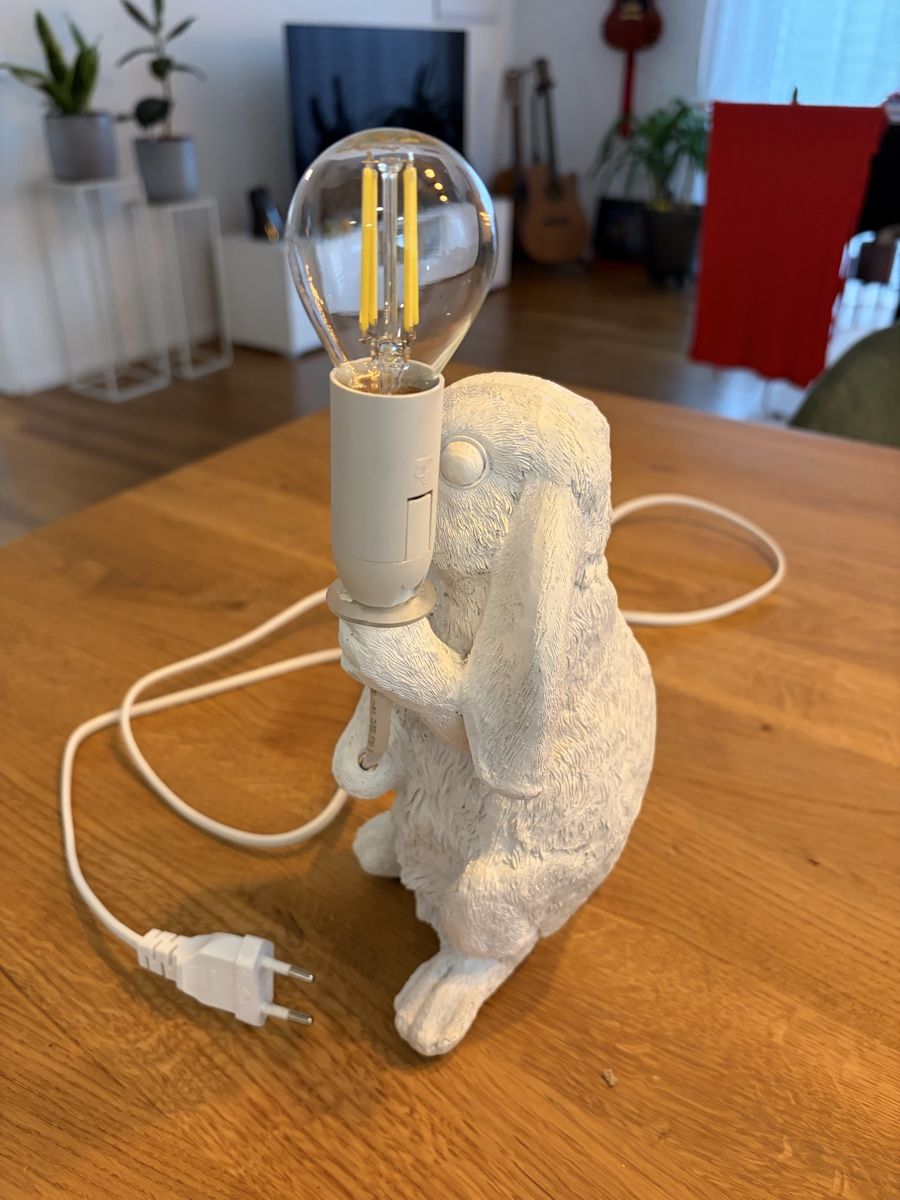 Lampade: Tischlampe Hase weiss  – Usato da Henau venduto da martina_1998 2