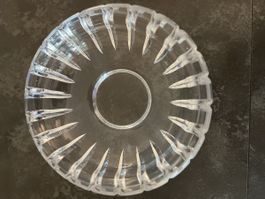 Coupe ronde en cristal Orrefors Cristal biseautée 27 cm RARE