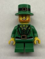 1 Lego Figur Leprechaun Kobold grün mit Zylinder 🎩