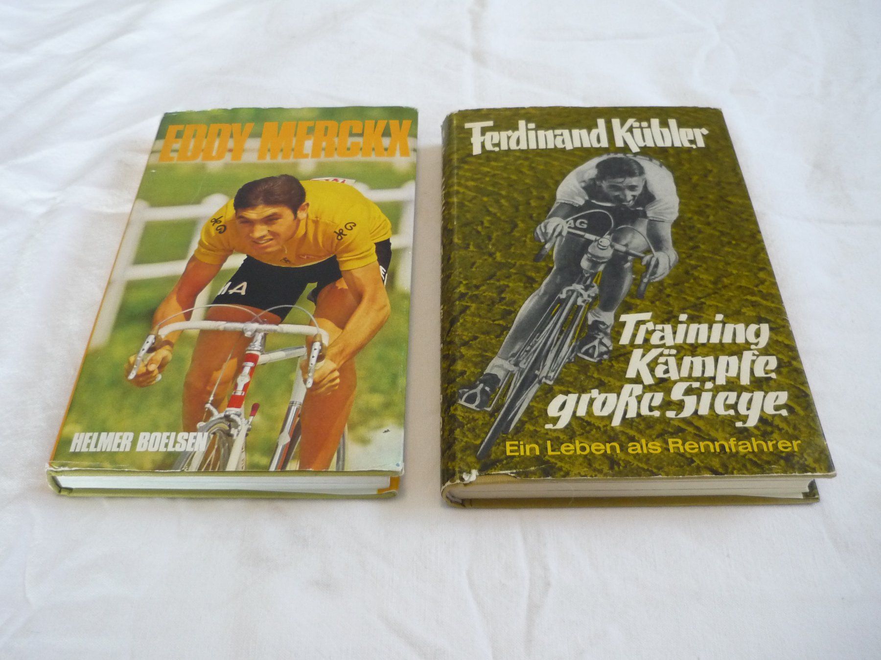 Bücher: 2x Buch Rennrad - Ferdinand Kübler training + Eddy Merckx – Gebraucht aus Beringen von Flatretriever