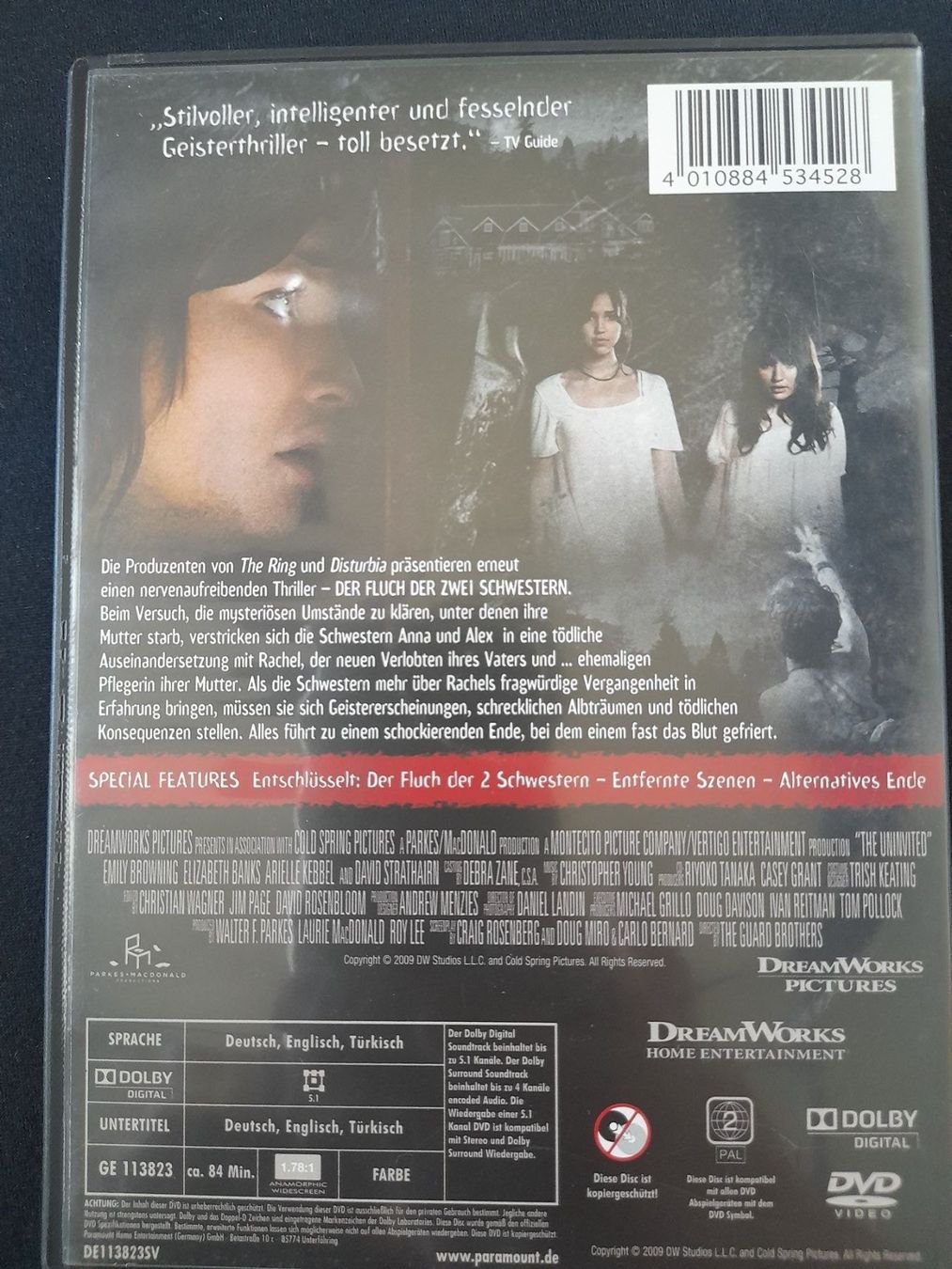 Tous les DVDs: DVD Der Fluch der 2 Schwestern – D'occasion à Eiken par Lashar 1