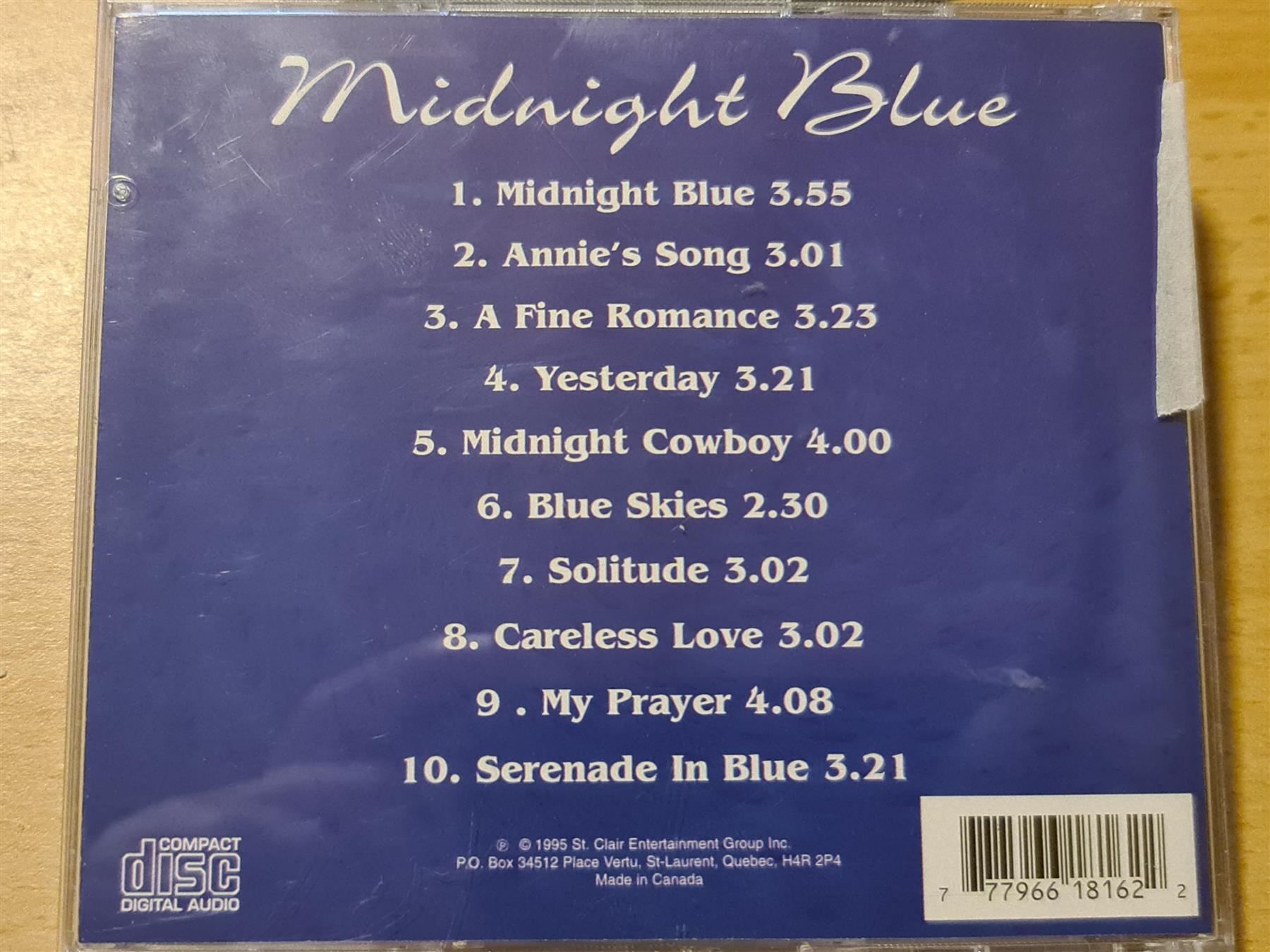 CD: Midnight blue – Usato da Dintikon venduto da Vexi 1