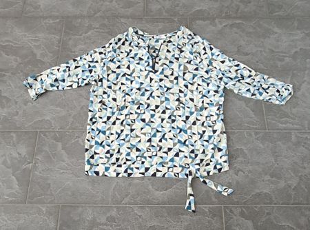 Damen Bluse Bonita geometrisches Muster Grösse XXL