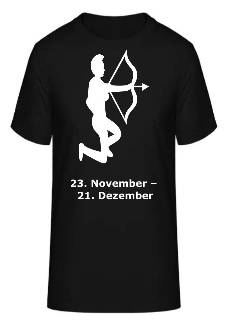 T-shirt: T-Shirt Sternzeichen Schütze – Nuovo e nell'imballaggio originale da Zürich venduto da HarlacherIT