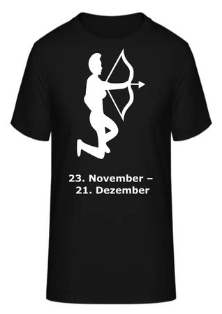 T-Shirt Sternzeichen Schütze