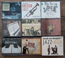 9 CD-Boxen mit 27 CDs / Compilations - Swing, Jazz, Blues