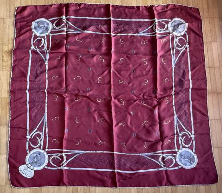 Seiden Tuch Gucci Accessory Collection Bordeaux guter Zustan