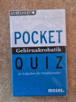 Denksport Pocket Quiz - Gehirnakrobatik für kluge Köpfe