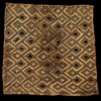 Raphia-Plüschgewebe, "Velours du Kasaï", Afrikanische Kunst