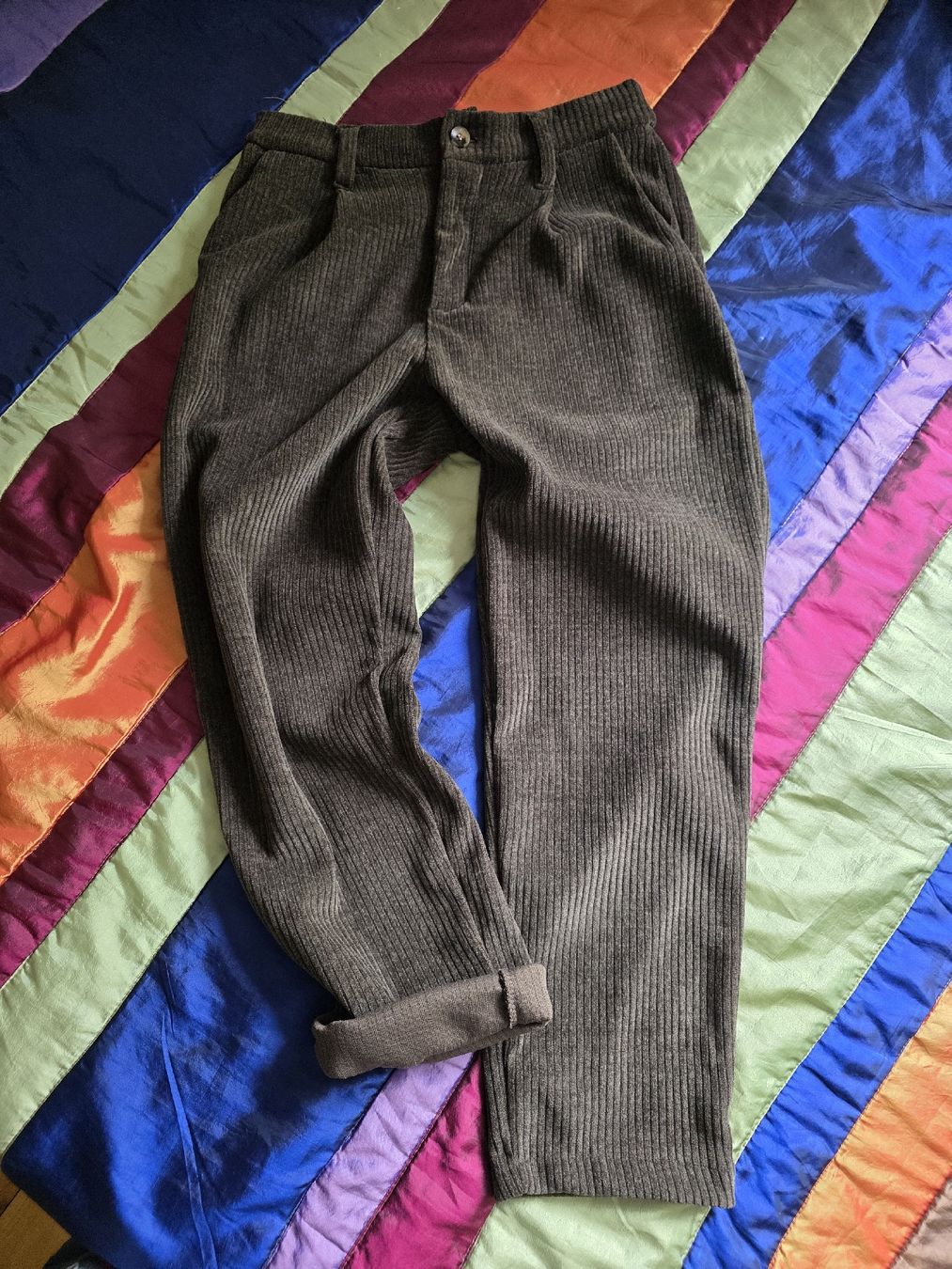 Pantaloni: Cordhose dunkelbraungrau – Nuovo (secondo la descrizione) da Luchsingen venduto da durscheina
