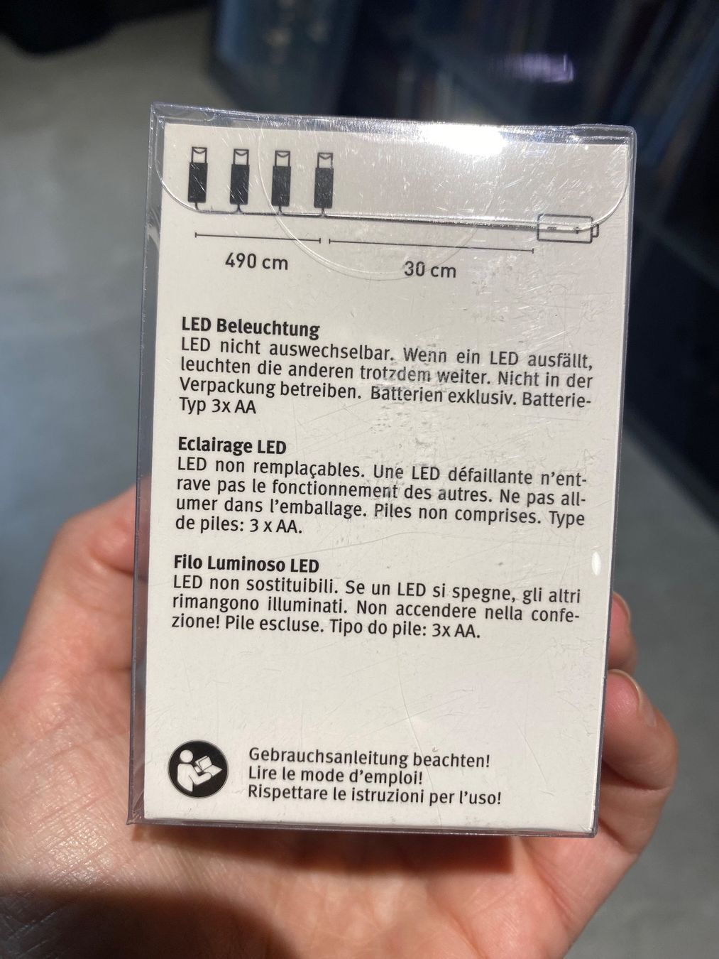 Lampen: Lampe led sur câble 5m de long neuf à batterie – Neu (gemäss Beschreibung) aus Salvenach von gwenwywar 2