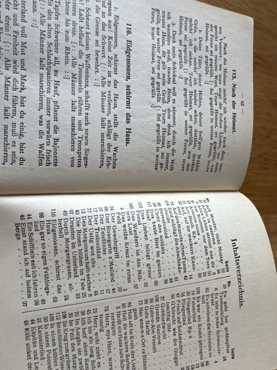 Libri: Liederbüchlein Schweizer Armee gebraucht – Usato da Frauenfeld venduto da aluma14 4