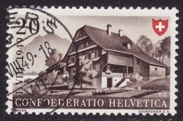 Bundesfeier SBK-Nr. 44 (Luzerner Haus 1949) gestempelt