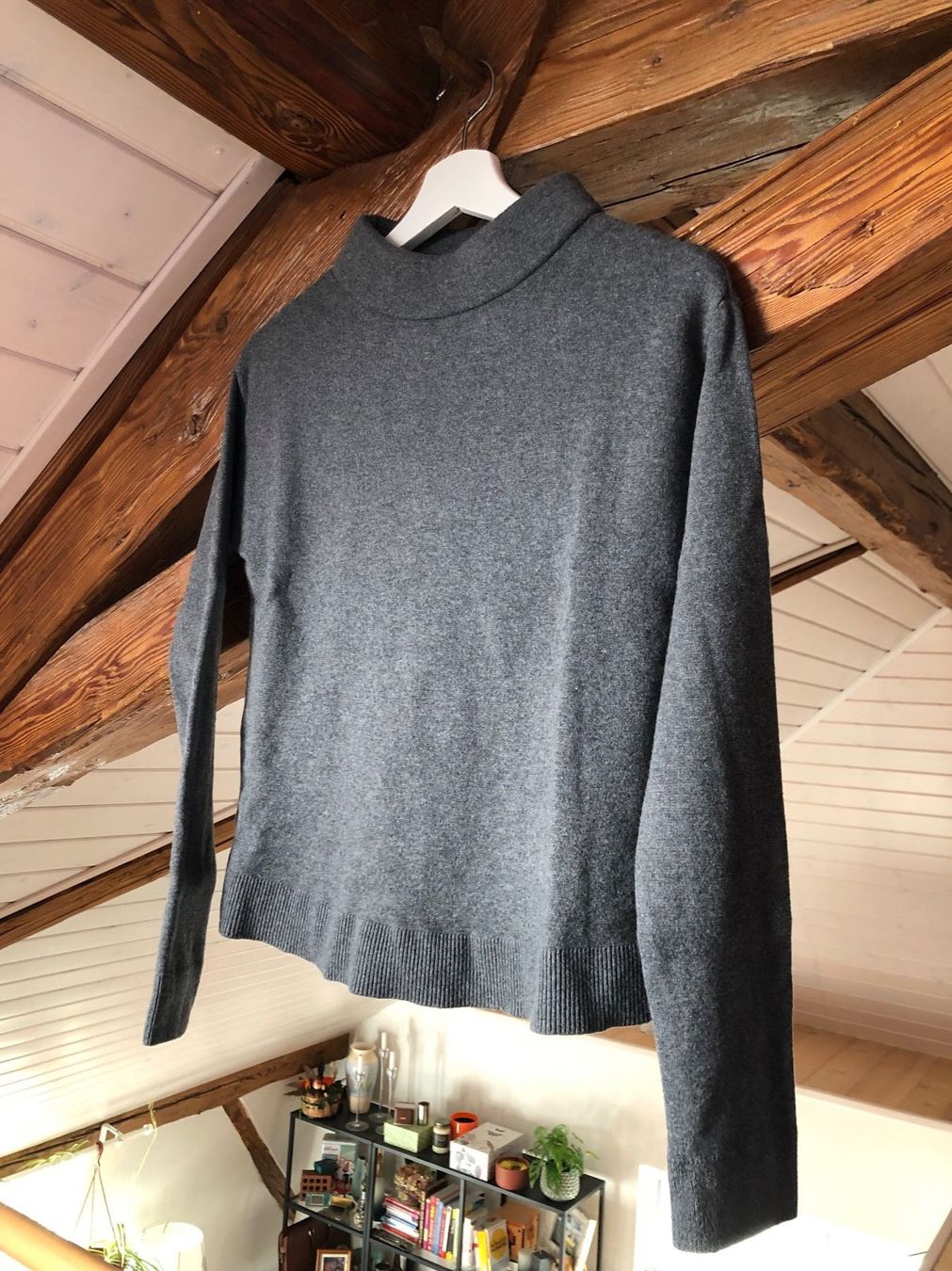 Other Stories Pulls & Sweat-shirts: & OTHER STORIES Pullover Coton & Laine Gris Col semi-rigide – D'occasion à St-Aubin FR par Tiweety 1