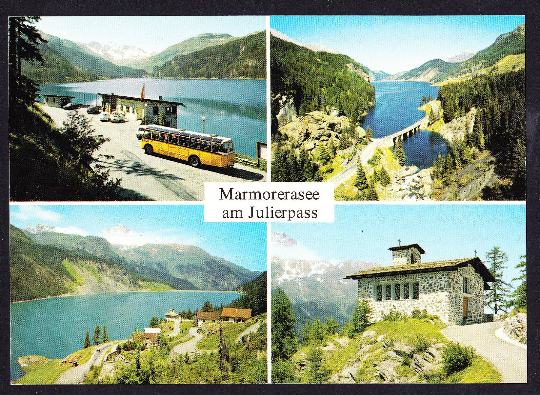 Cartoline postali: Marmorerasee, Julierpass, ungelaufen – Usato da Obfelden venduto da Funke2