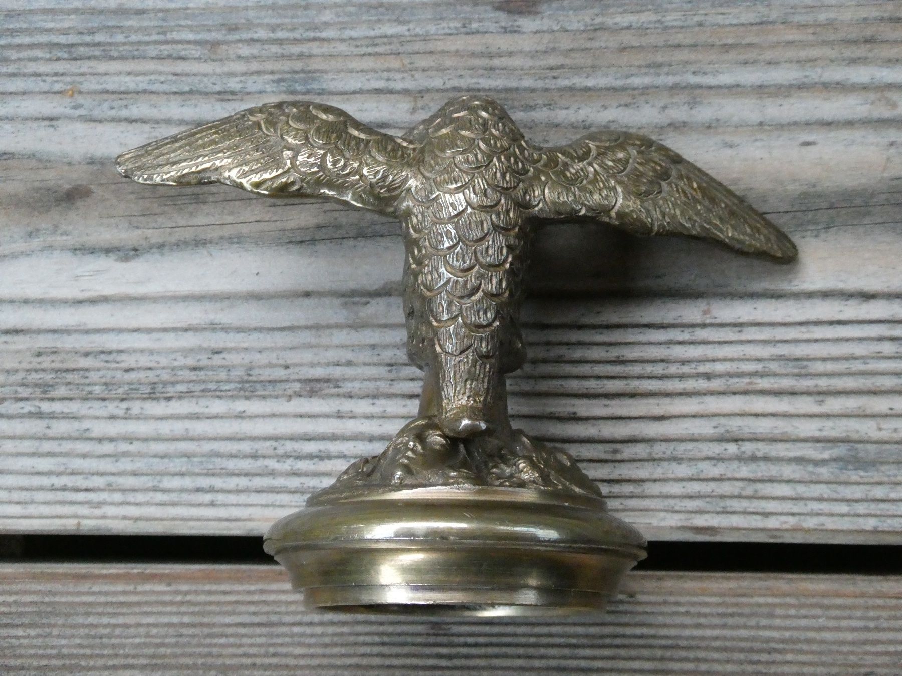 Skulpturen & Statuen: antikes Tintenfass, Tintengefäss schwerer Bronzeguss – Gebraucht aus Lüchingen von  8