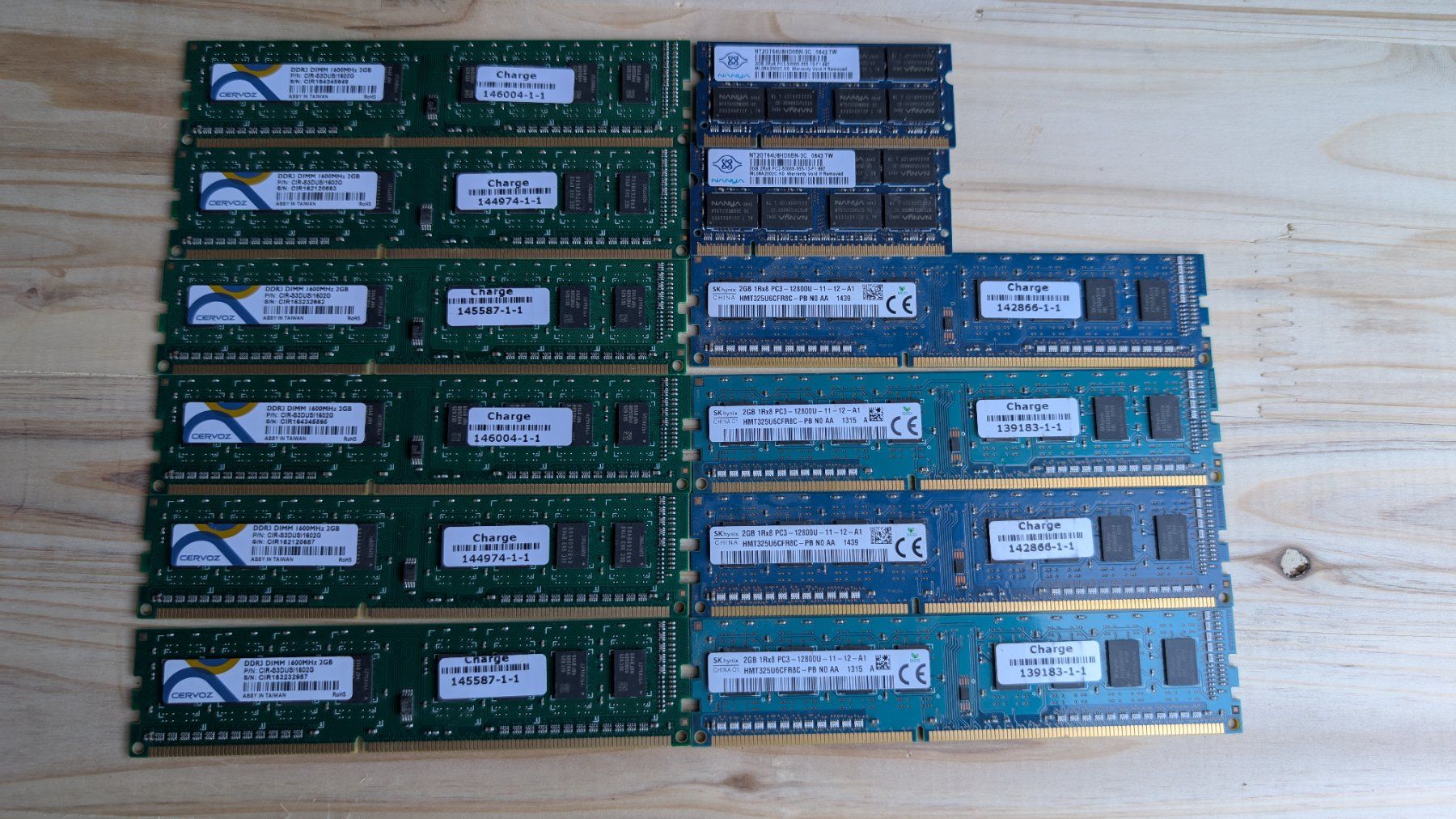Memory / RAM: Mémoire Ram DDR3 et DDR2 – Gebraucht aus Vernayaz von Suisse1010