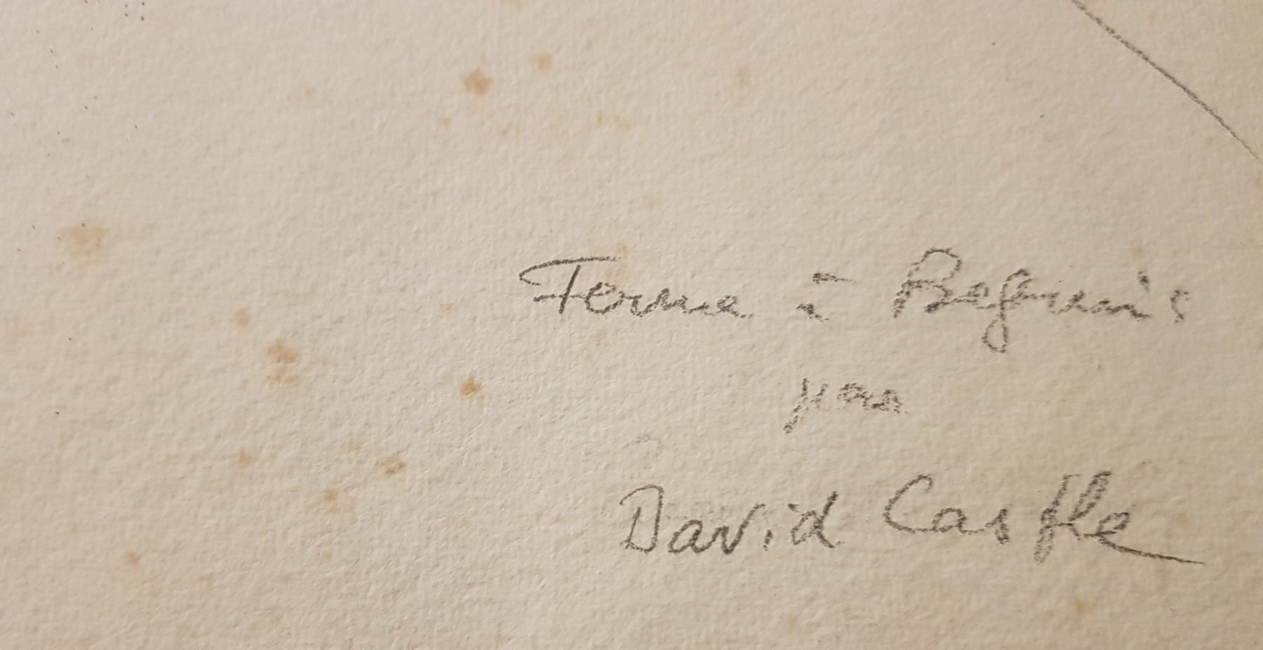 Dipinti: aquarelle ferme à Begnins s David Castle – Usato da Lausanne venduto da leneko 2