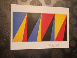 Max Bill - handsignierte Kunstpostkarte