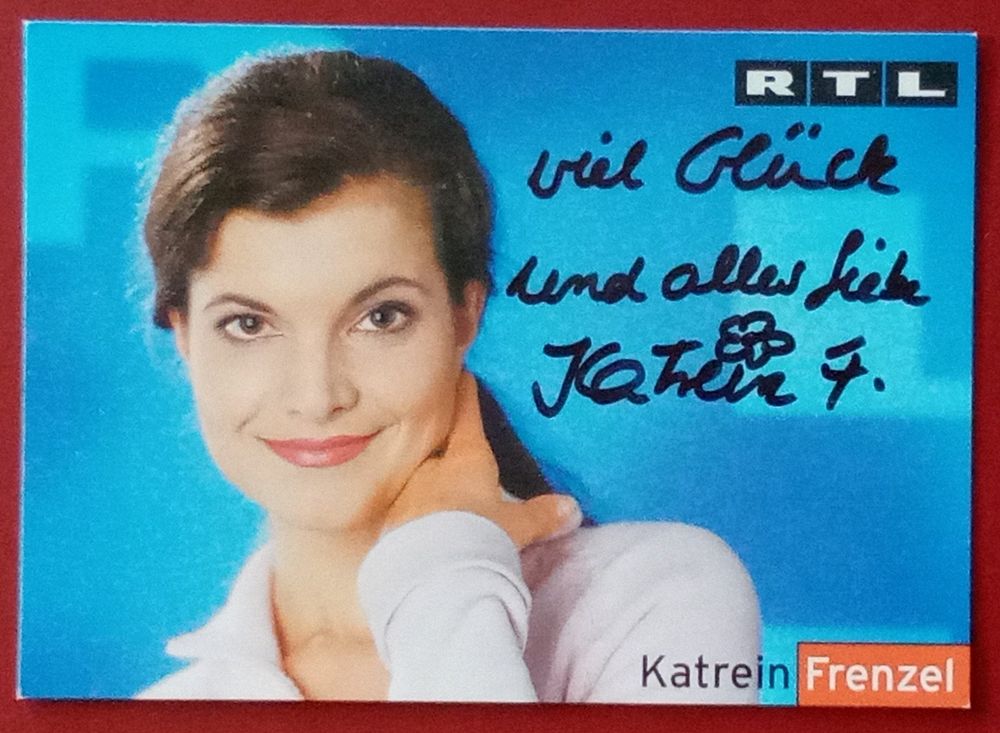Katrein Frenzel Autogramm signiert Fotopostkarte 10x15cm Kaufen auf