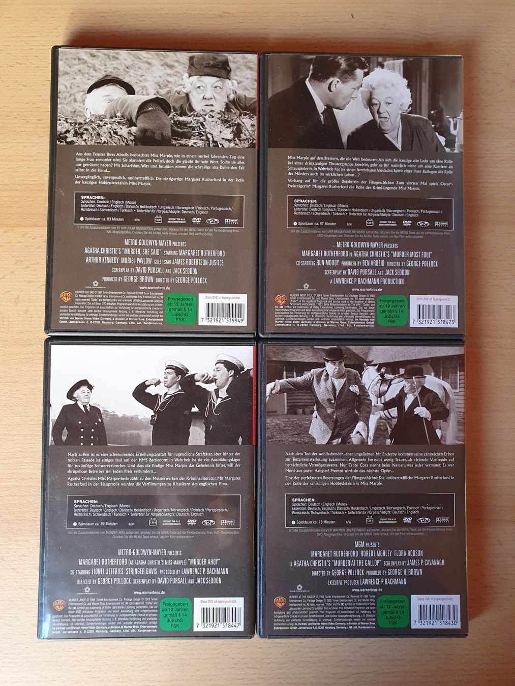 Tutti i DVDs: 4 DVD Miss Marple – Usato da St. Margarethen TG venduto da Schachmatt 1