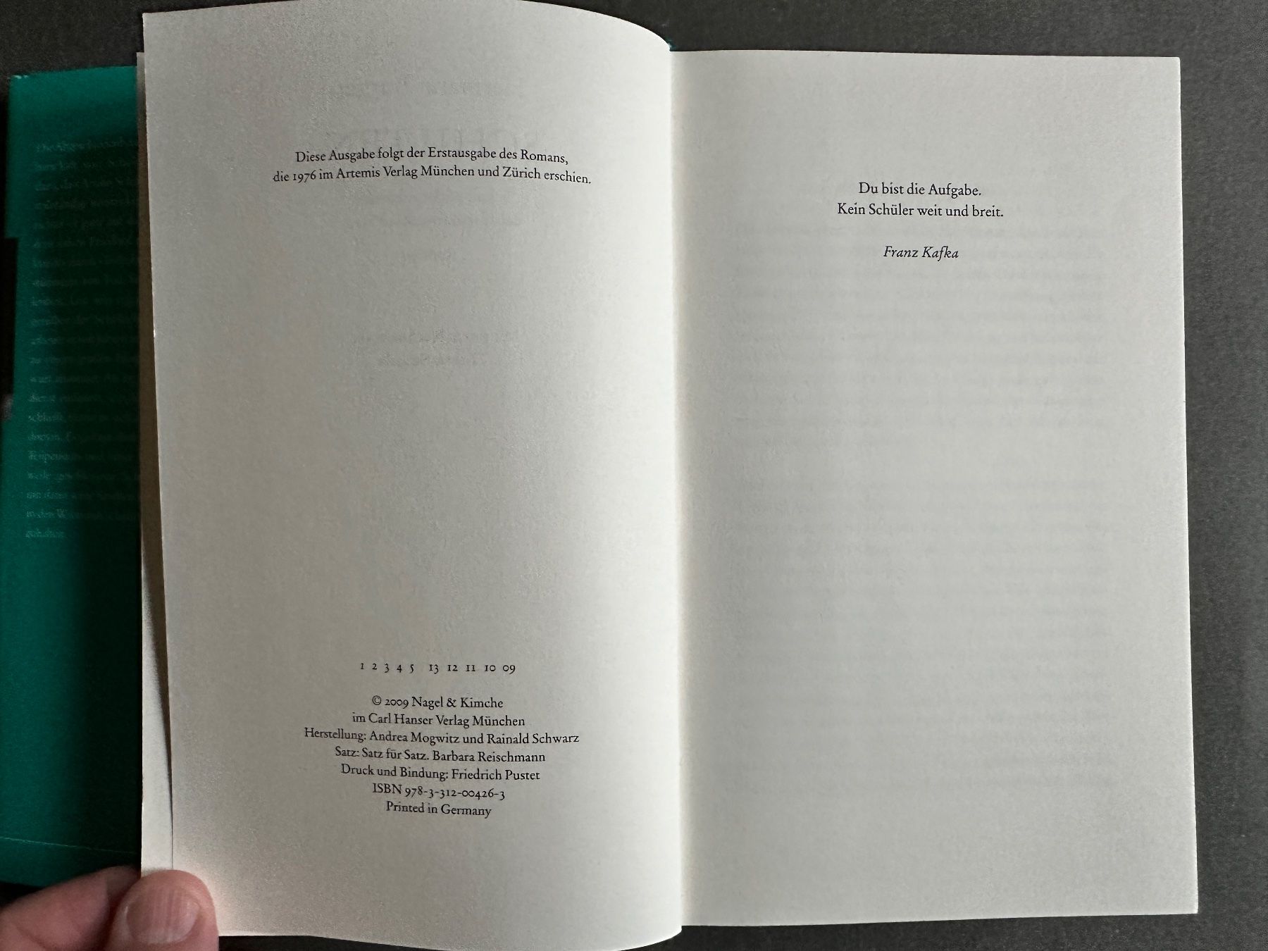 Libri: Hermann Burger: Schilten. – Usato da Zürich venduto da allp 3