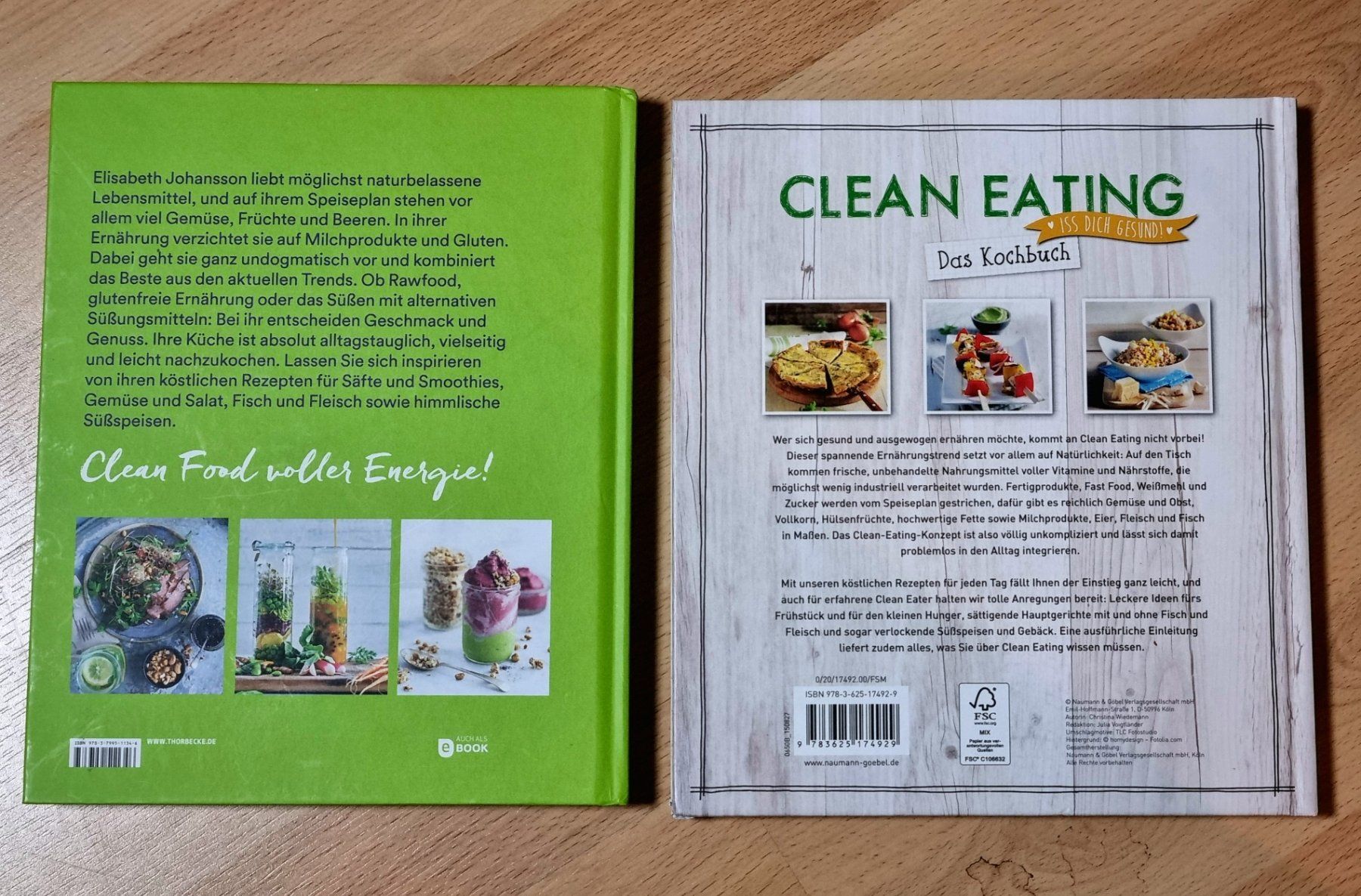 Libri: 2 Kochbücher: Clean Cooking + Clean Eating – Nuovo (secondo la descrizione) da Effretikon venduto da lenalisa63 1