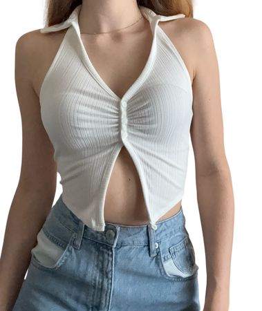 Damen Top weiss Grösse XS Bershka guter Zustand