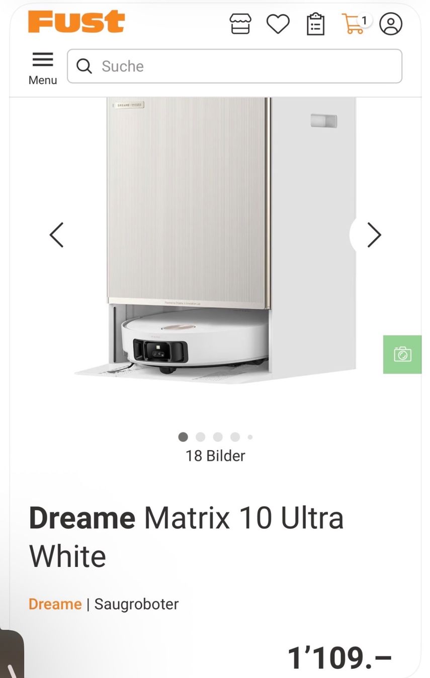 Dreame Aspirapolveri & Accessori: Dreame Matrix10 Ultra – Nuovo e nell'imballaggio originale da Genève venduto da Annilu 2