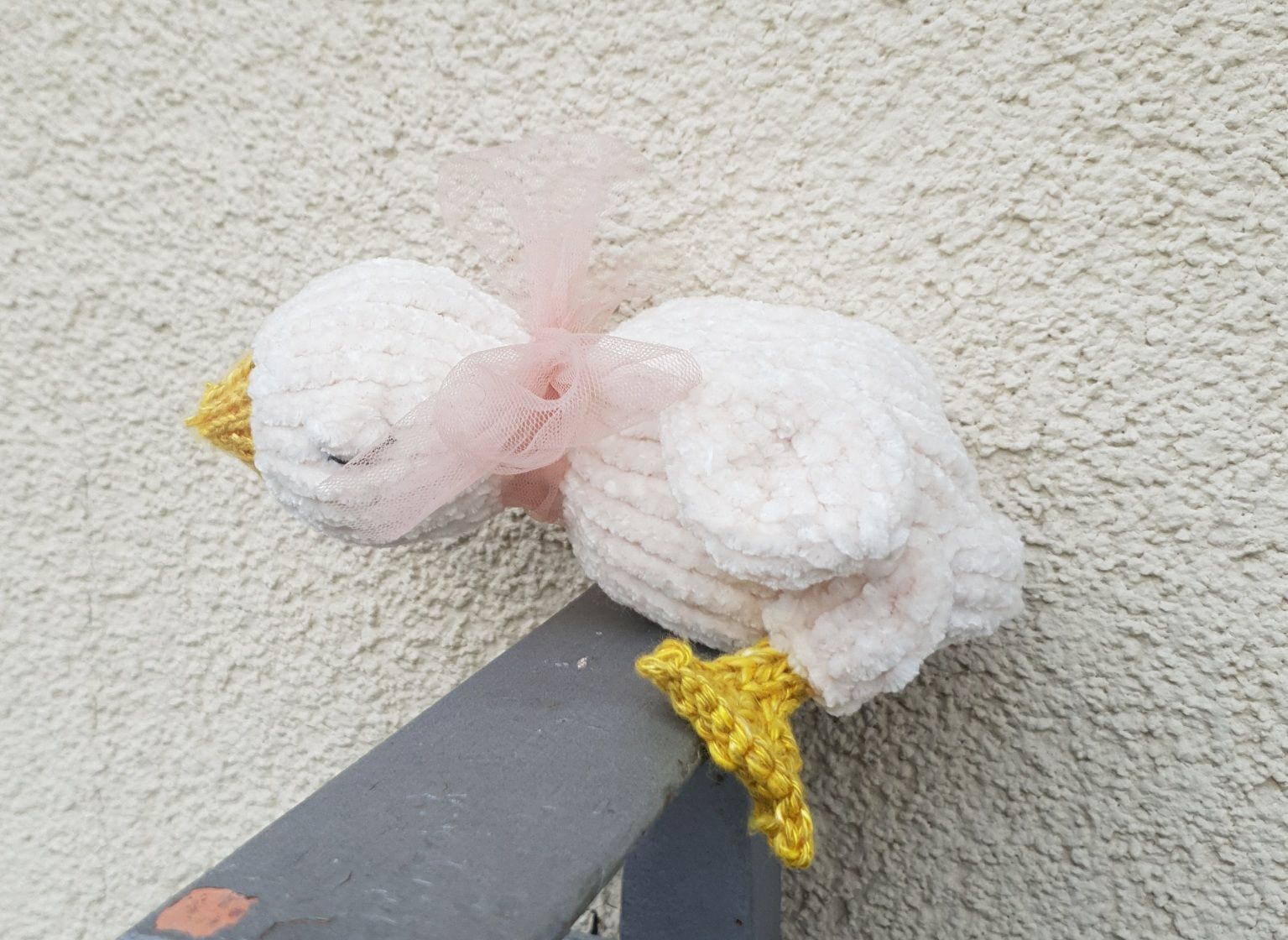 Tutte le decorazioni: Handgestrickten Gans OOAK Dekor circa 16 cm – Nuovo (secondo la descrizione) da Gelterkinden venduto da Macrameed 3