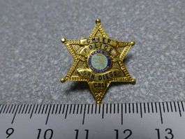 PIN PINS POLIZEI POLICE POLIZIA USA Sheriff Stern Abzeichen