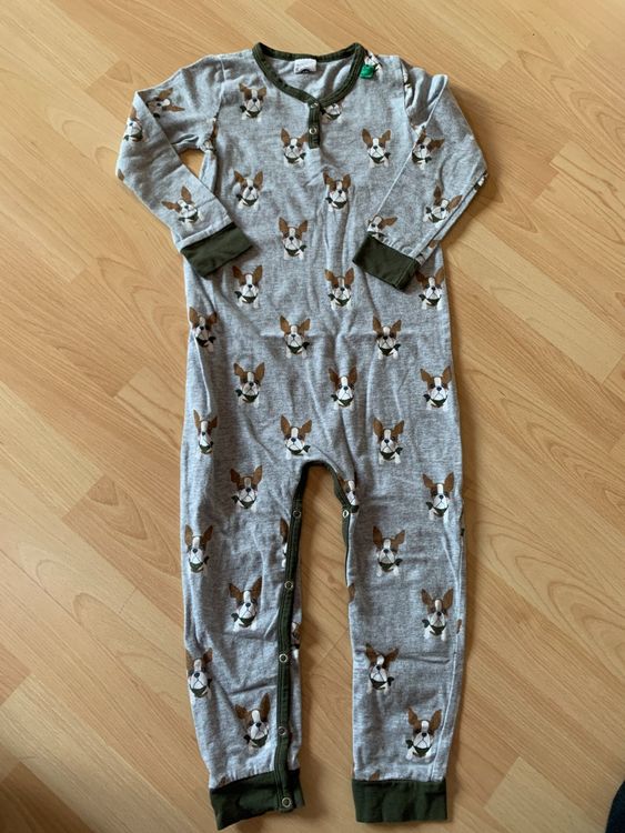 LovinPet Hunde-Pyjama Für Große Rassen – Bequemer Einteiler Aus Baumwolle, Grün-schwarz Gestreift