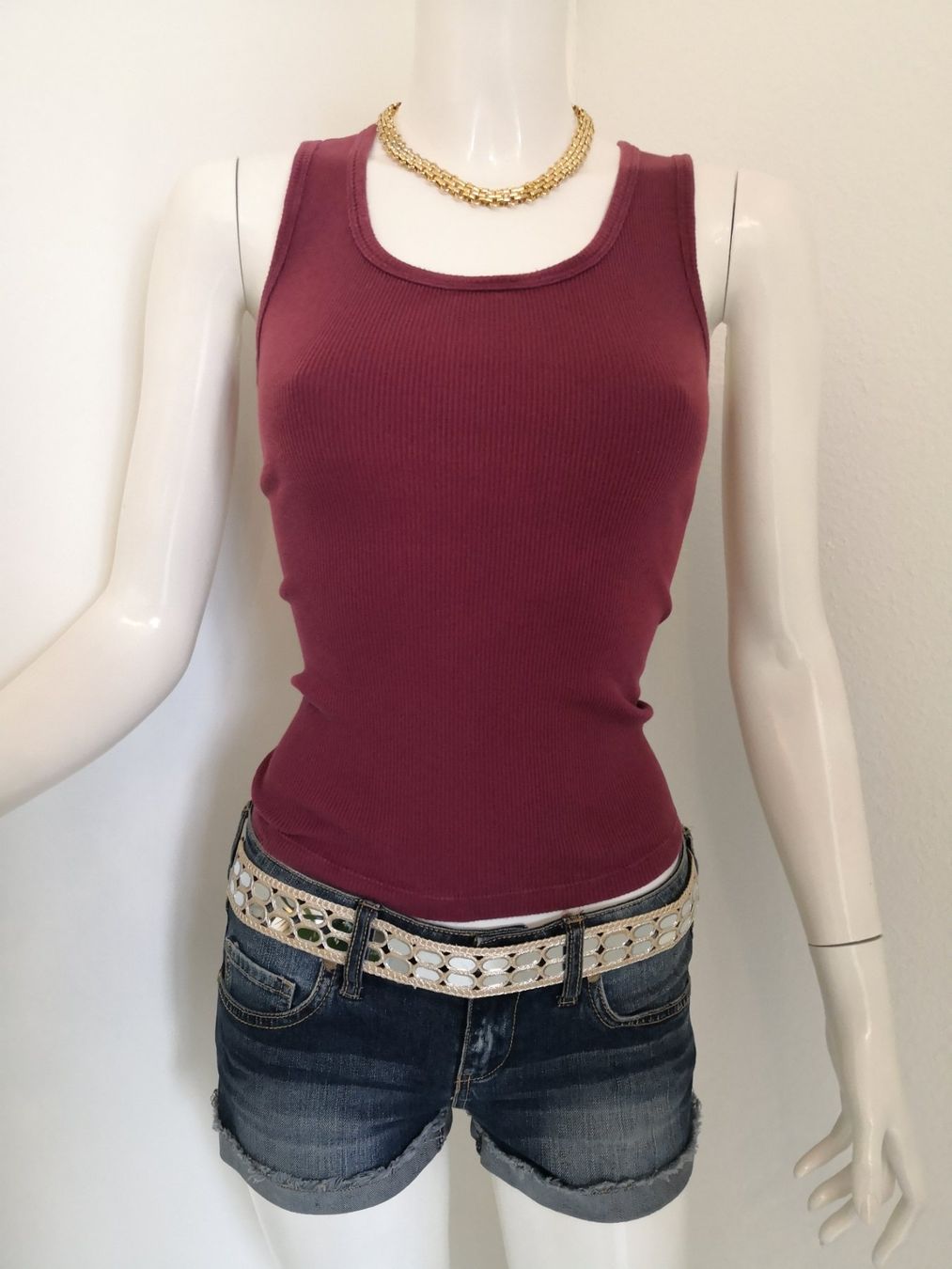 Mango Top: 🤩MANGO TOP BORDEAUX GERILLT – Usato da Olten venduto da Naja-Twins-Twins 3