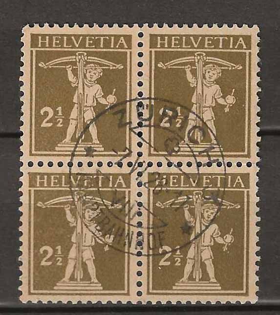 Tutti i francobolli: CH169 - Fils de Tell 169 B4 obl. – Usato da Trélex venduto da Phil_Albert