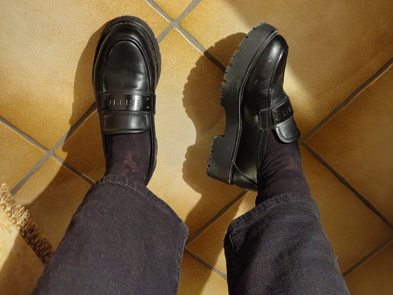 Esprit Herrenschuhe: Schwarze Leder Loafer von Esprit – Gebraucht aus Winterthur von LenaLena03 5