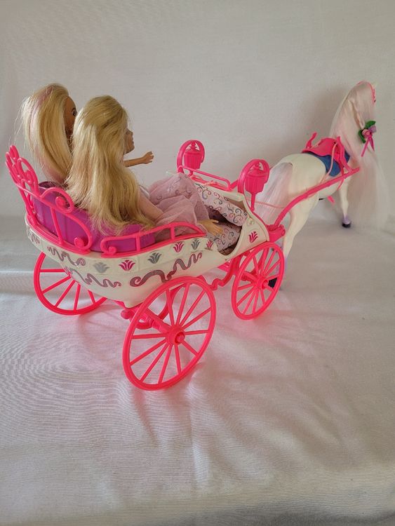 Barbie Pferd Diva/Rosebud Mit Kutsche | Kaufen Auf Ricardo