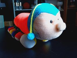 Supersüsse Raupe/Tausendfüssler - orange bunt 75cm - Plüsch