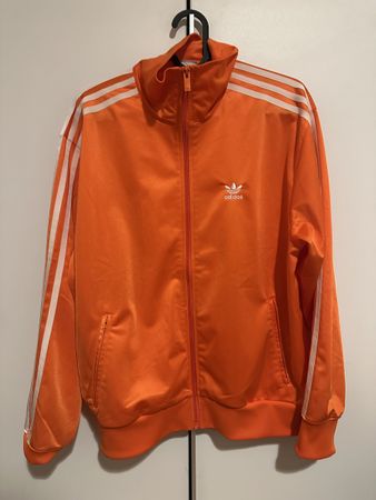 Orange Adidas Trainingsjacke - Grösse S