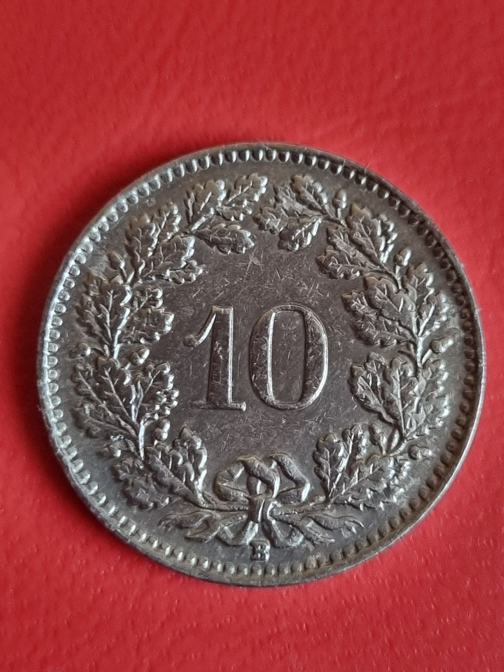 Alle Münzen: 10 RAPPEN SCHWEIZ - 1948 - EHER SELTEN - VORZ.  – Gebraucht aus Heimenschwand von rog_p7h9 1