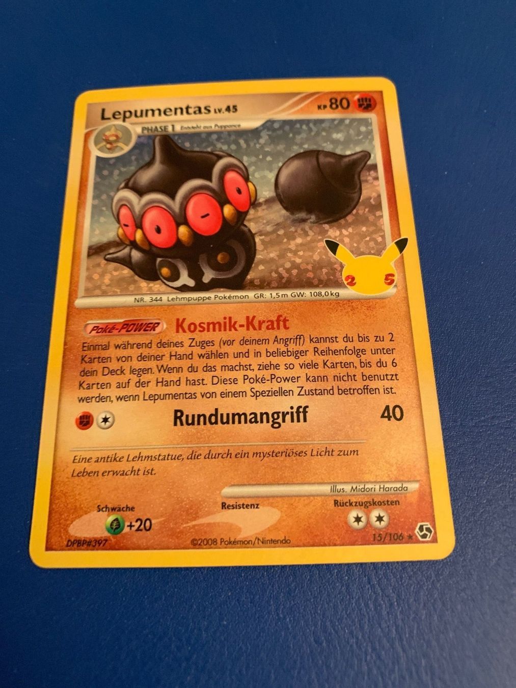 Pokémon Sammelbilder & Trading cards: pokemon Lepumentas LV45  DE Celebrations – Neu (gemäss Beschreibung) aus Bellach von Pokemam 1