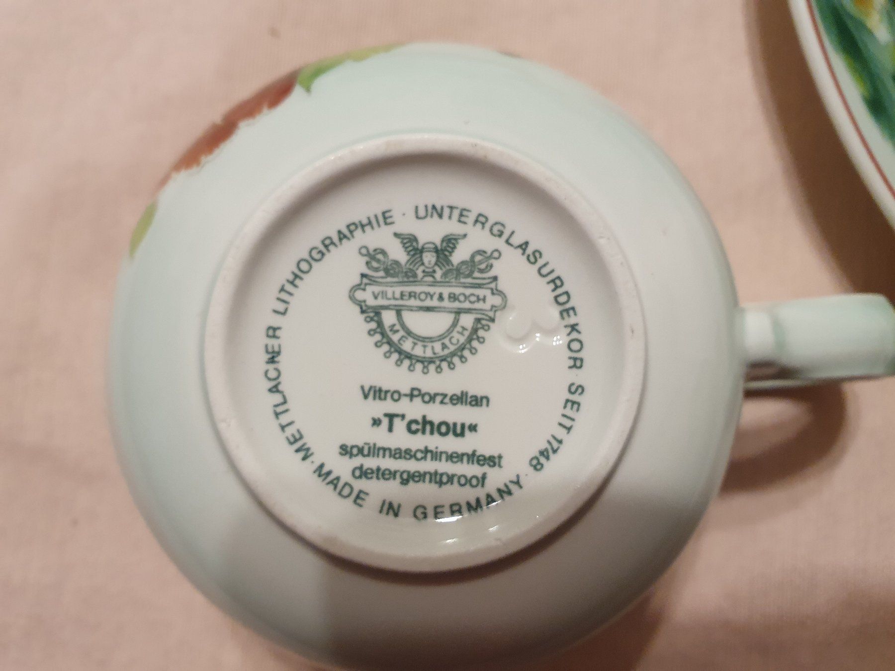 Villeroy & Boch Set di piatti: Villroye Boch Service "T chou " selten – Usato da Klingnau venduto da Fee1960 2