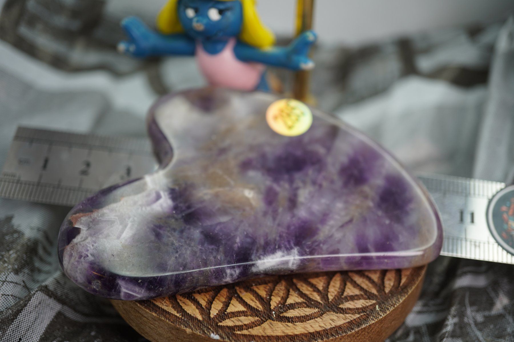 Minerali & Pietre curative: Gua Sha Massage-Stein Ametrin   ab 1.- – Nuovo e nell'imballaggio originale da Eschenbach SG venduto da topstone 3