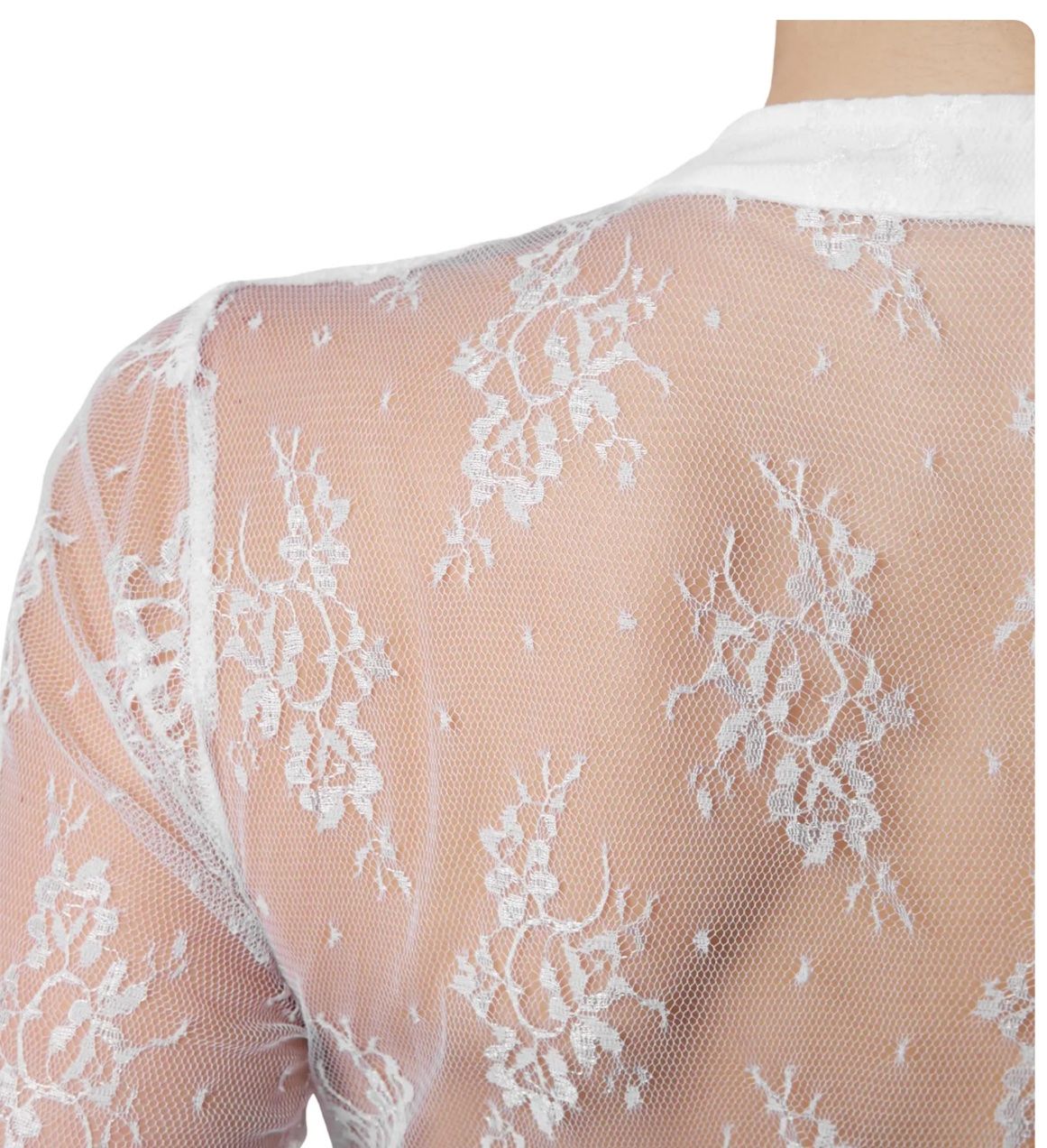 Costumi: neue Dirndlbluse weiss Gr. L, Oktoberfest – Nuovo e nell'imballaggio originale da Necker venduto da liq24 3