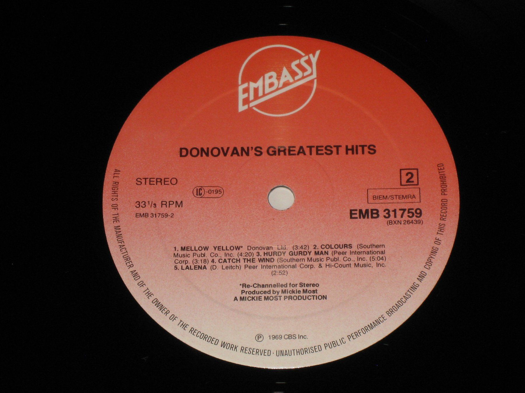 Dischi in vinile: LP - DONOVAN - GREATEST HITS (1969!) – Usato da Steckborn venduto da Quo7 2